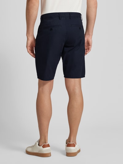 Gant Korte relaxed fit broek met riemlussen Marineblauw - 5