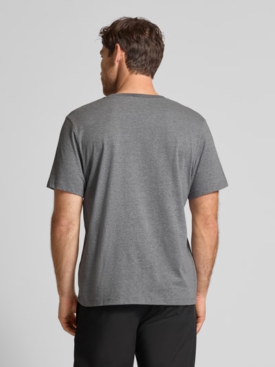 SELECTED HOMME T-shirt o kroju regular fit z mieszanki bawełny model ‘ASPEN’ Średnioszary 5