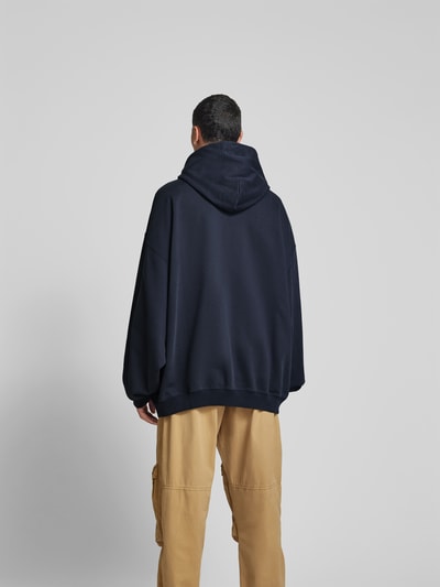 VETEMENTS Hoodie mit Label-Stickerei Marine 5