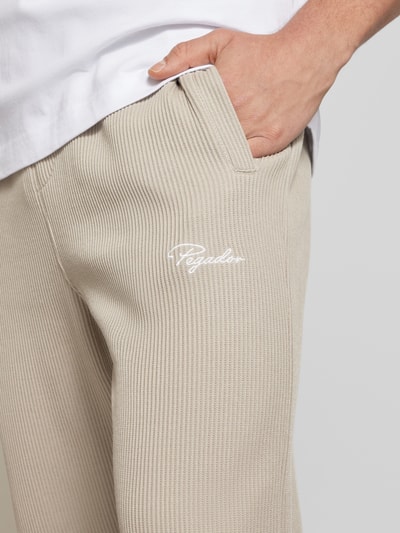 Pegador Sweatbroek met elastische band Taupe - 3