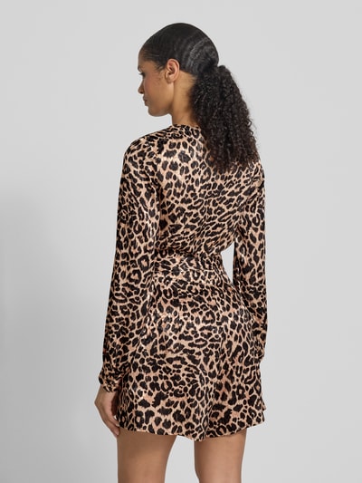 Guess Jumpsuit met strikceintuur, model 'MALORIE' Middenbruin - 5