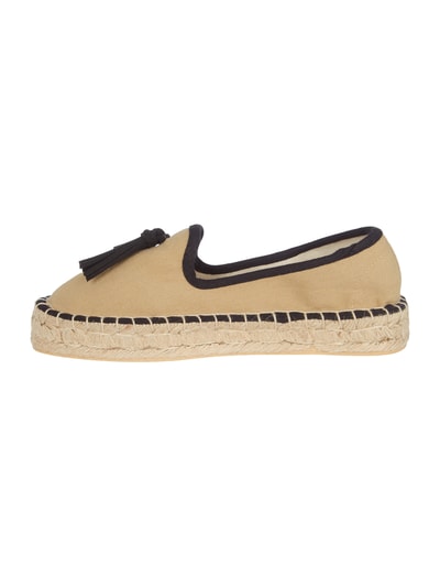 LACO'S Espadrilles met sierkwastje van leer Beige - 3