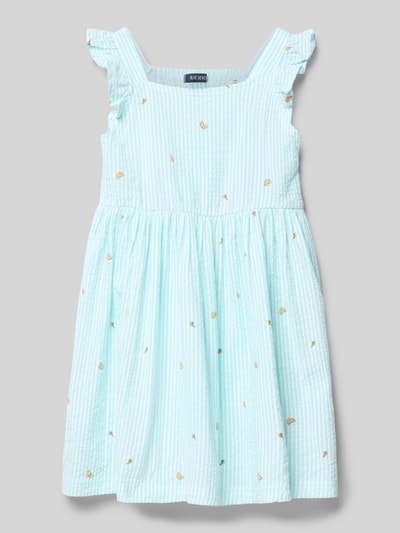 Blue Seven Jurk met ruches Bleu - 1