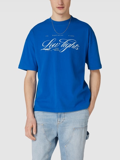 Low Lights Studios T-shirt met labelprint Bleu - 4