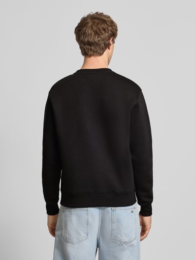 Alpha Industries Sweatshirt mit Logo und Rundhalsausschnitt Black 5