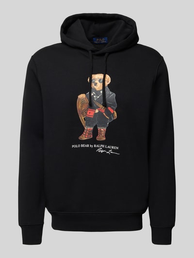 Polo Ralph Lauren Hoodie mit Motiv-Print Black 2