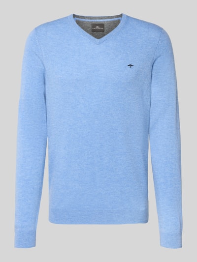 Fynch-Hatton Regular Fit Pullover mit Kaschmir-Anteil Modell 'Merino' Hellblau 2