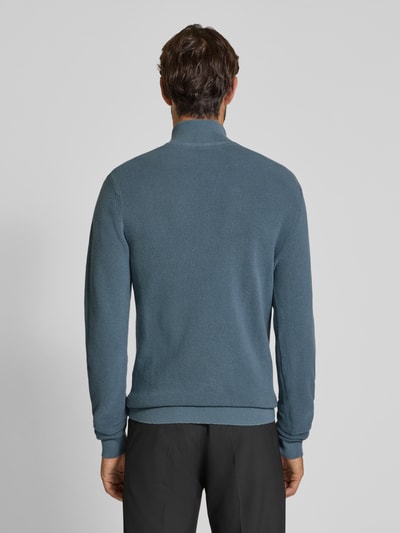 Matinique Gebreide pullover met schipperskraag, model 'lagoon' Lichtblauw - 5