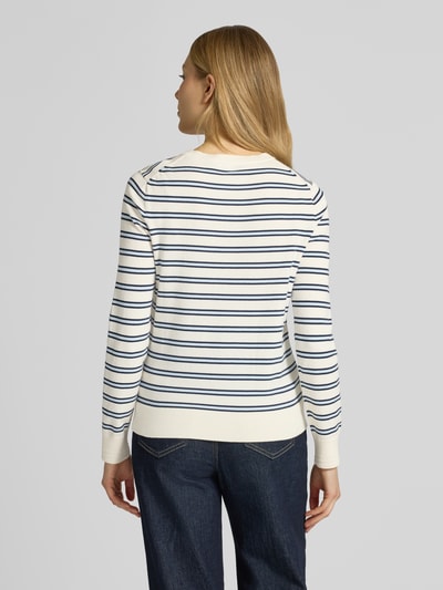Tommy Hilfiger regular fit shirt met lange mouwen van katoenmix Ecru - 5