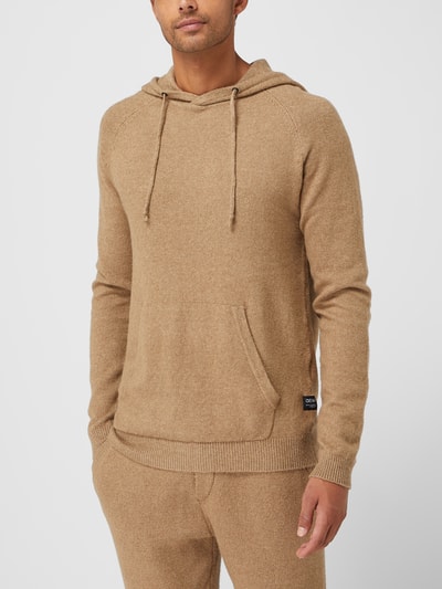 Tom Tailor Denim Pullover mit Kapuze Hellbraun meliert 4