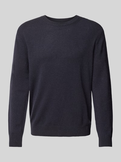 Gant Gebreide pullover van kasjmier met ronde hals Marineblauw - 2