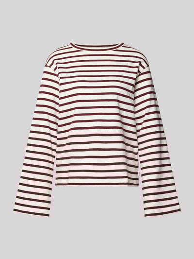 Mustang Longsleeve mit Label-Detail Modell 'Sutton' Offwhite 2