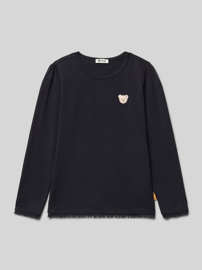 Steiff Regular Fit Longsleeve mit Logo-Stitching Marine 1