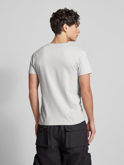 Alpha Industries T-Shirt mit Label-Print Hellgrau 5