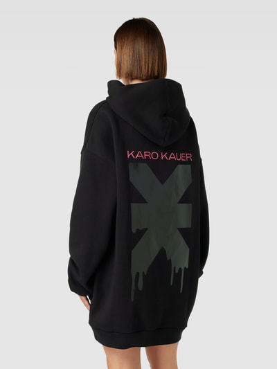 Karo Kauer Sweatkleid mit Kapuze Black 5