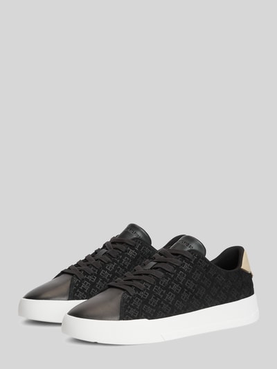 Tommy Hilfiger Sneaker aus echtem Rindsleder Black 1