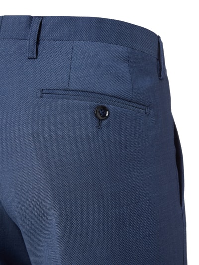 Cinque Slim Fit Anzug-Hose mit Webmuster Hellblau 2