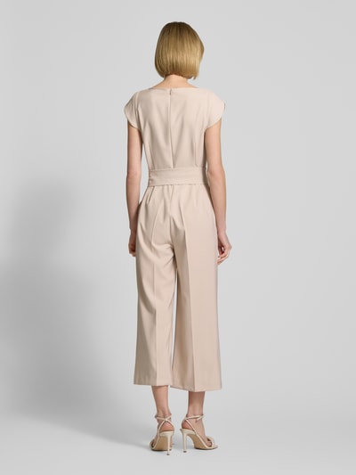 Betty Barclay Jumpsuit met strikceintuur Beige - 5