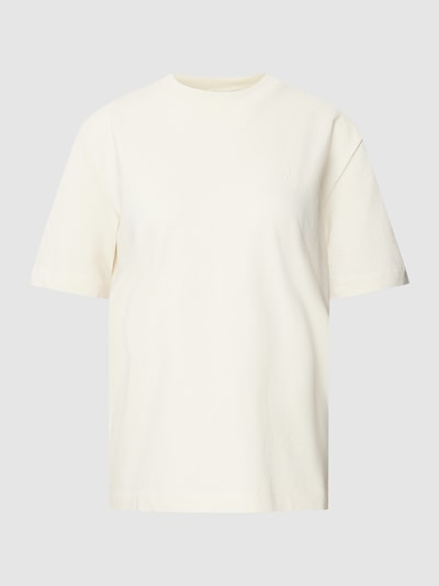 Armedangels T-shirt z wyhaftowanym logo model ‘TARJAA’ Złamany biały 2
