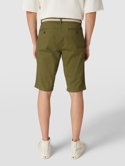 Tom Tailor Regular Fit Shorts mit Logo-Detail Oliv 5