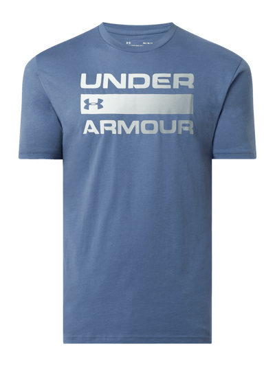 Under Armour Loose fit T-shirt met logo Blauw - 2