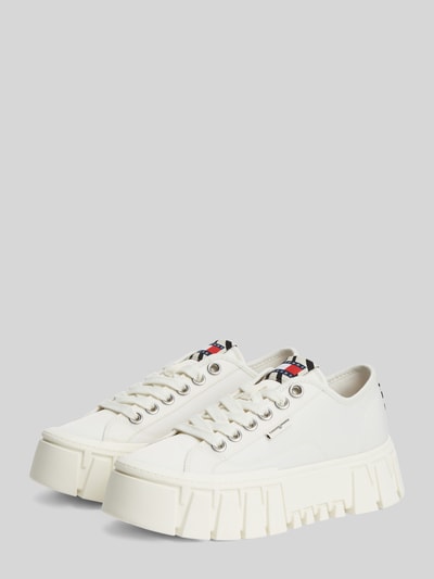 Tommy Jeans Sneaker mit Plateau-Sohle Ecru 1