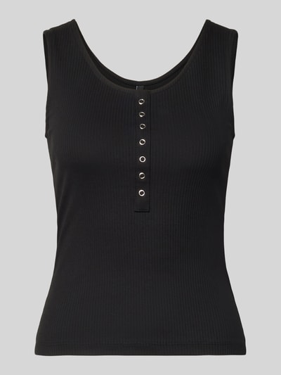 ONLY Slim Fit Tank Top aus Baumwoll-Mix Modell 'SIMPLE' Black 2