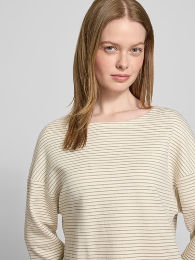 Marc O'Polo Relaxed Fit Sweatshirt mit Allover-Muster Lind 3