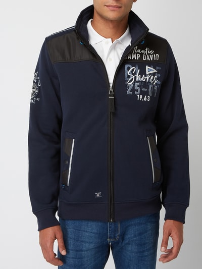 Camp David Sweatjacke mit Logo-Details Marine 3