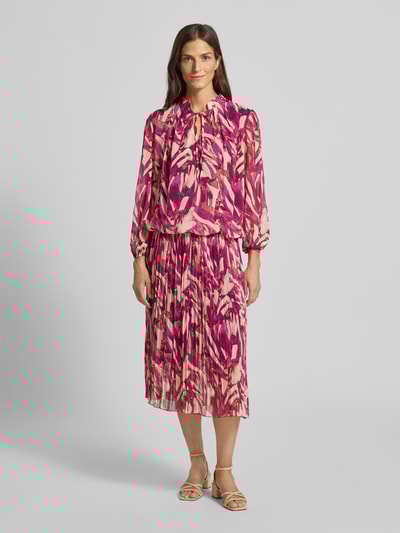 ZABAIONE Blouse met tuniekkraag, model 'Em44maa' Fuchsia - 1