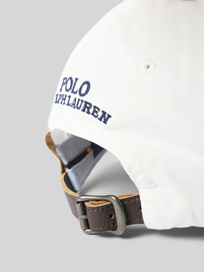 Polo Ralph Lauren Basecap mit Logo-Stitching Offwhite 3