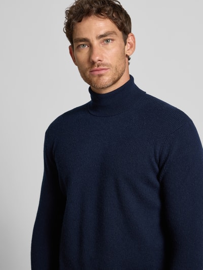 Manuel Ritz Gebreide coltrui Marineblauw - 3