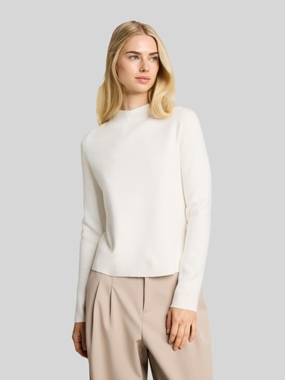 Tom Tailor Denim Pullover mit Mock Neck Offwhite 4
