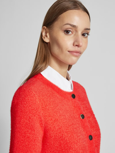 Betty Barclay Cardigan mit durchgehender Knopfleiste Rot 3