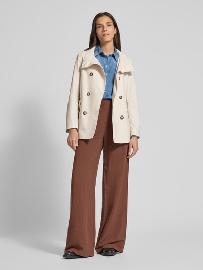 Christian Berg Woman Selection Jacke mit Stehkragen und Eingrifftaschen Stein 1