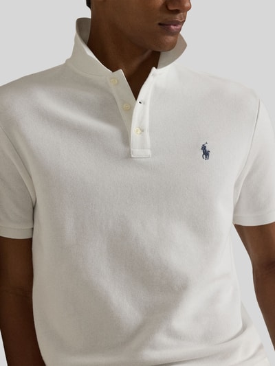 Polo Ralph Lauren Koszulka polo z mieszanki bawełny Biały 3