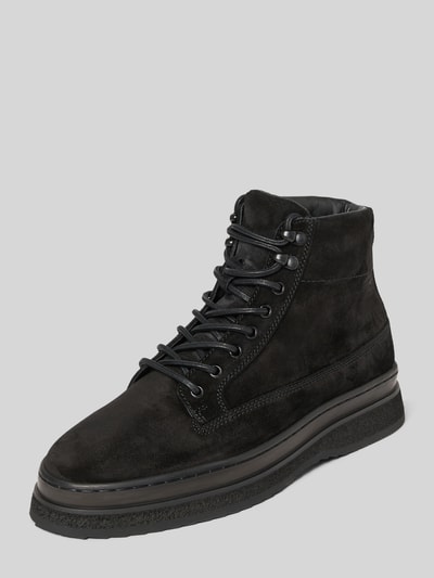 Gant Boots met vetersluiting, model 'Blistown' Zwart - 1