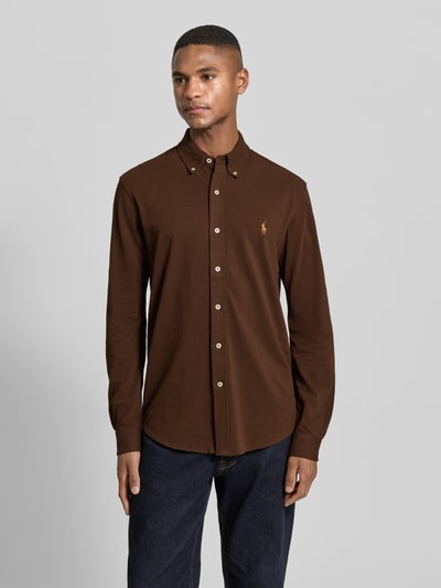 Polo Ralph Lauren Freizeithemd mit Knopfleiste Rostrot 4
