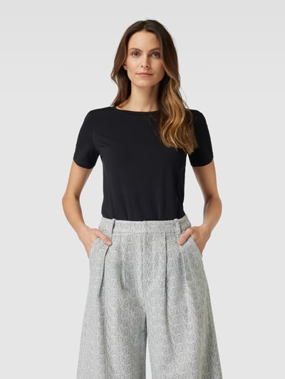 Weekend Max Mara T-shirt met ronde hals, model 'MULTIB' Zwart - 4