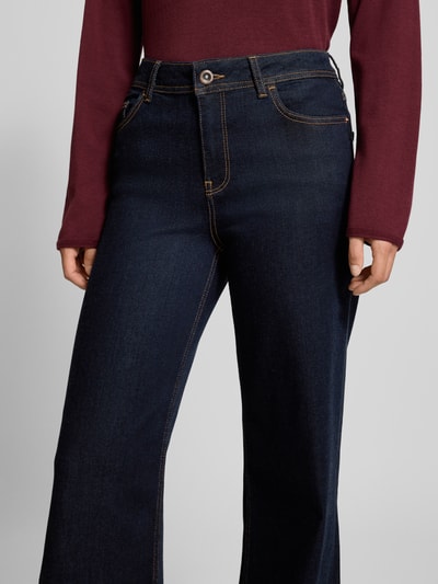 MOS MOSH Flared Cut Jeans mit Eingrifftaschen Modell 'Dara' Dunkelblau 3