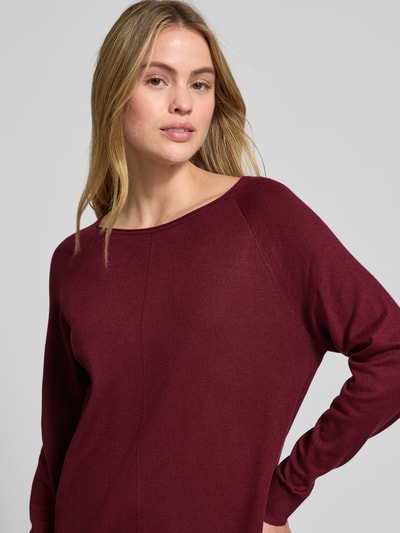 s.Oliver RED LABEL Regular fit vrijetijdsjurken van viscosemix Bordeaux - 3
