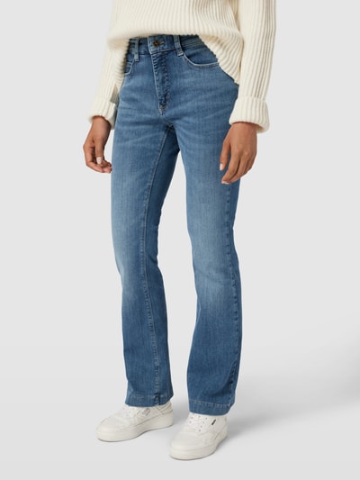 MAC Bootcut jeans in 5-pocketmodel Blauw - 4