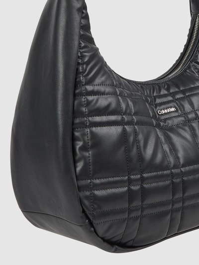 CK Calvin Klein Hobo Bag in Leder-Optik  Schwarz 6
