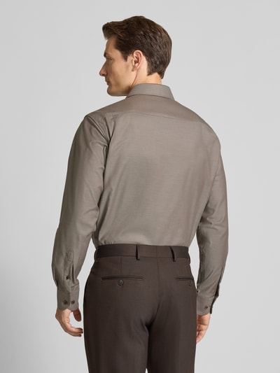 ETERNA Regular Fit Freizeithemd aus reiner Baumwolle Modell 'Kent' Black 5