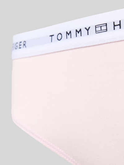 TOMMY HILFIGER Slipy z bawełny mieszanej Jasnoróżowy 2