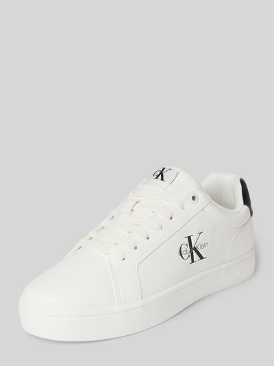 Calvin Klein Jeans Sneaker mit Label-Details Weiss 1