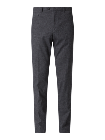 Brax Regular Fit Chino mit Stretch-Anteil  Marine Melange 2