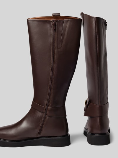 Barbour Stiefel aus echtem Leder Modell 'Theodora' Dunkelbraun 2