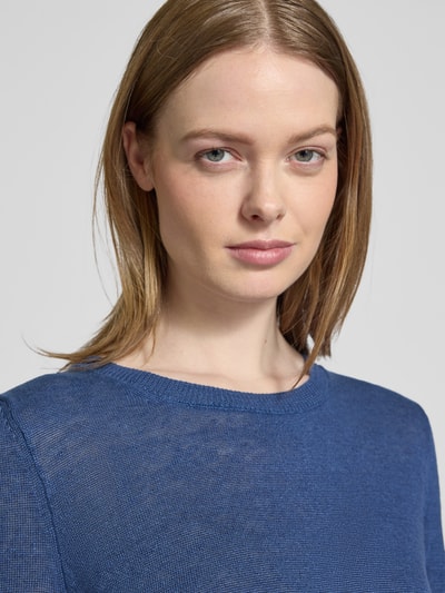 Weekend Max Mara Strickpullover mit 1/2-Arm Modell 'PANCONE' Marine 3