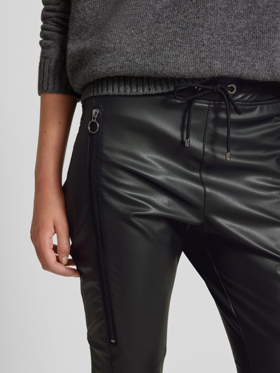 MAC Regular fit broek met tunnelkoord, model 'FUTURE' Zwart - 3